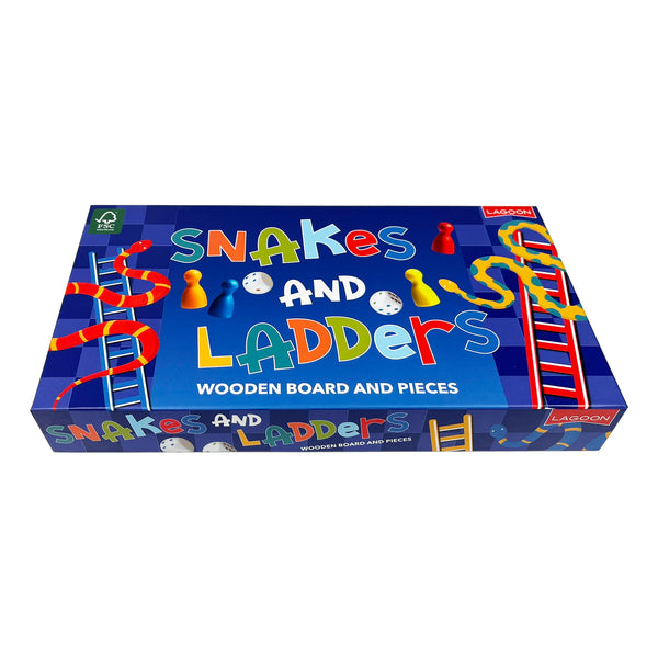 Wooden Snakes & Ladders