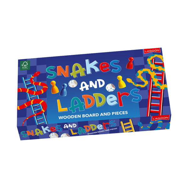 Wooden Snakes & Ladders