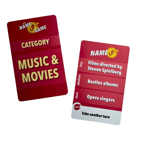 Name 3 Game