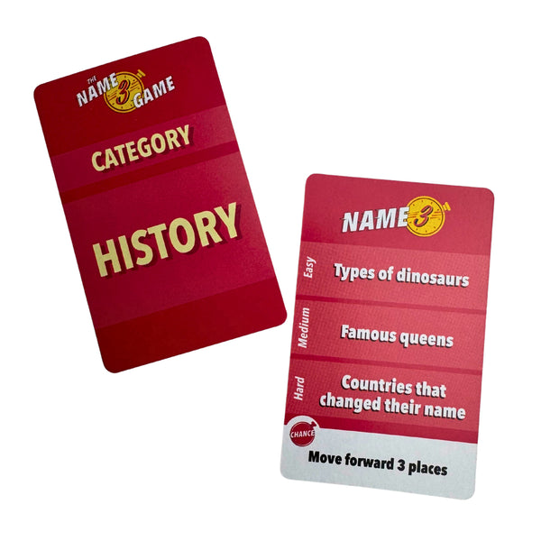 Name 3 Game