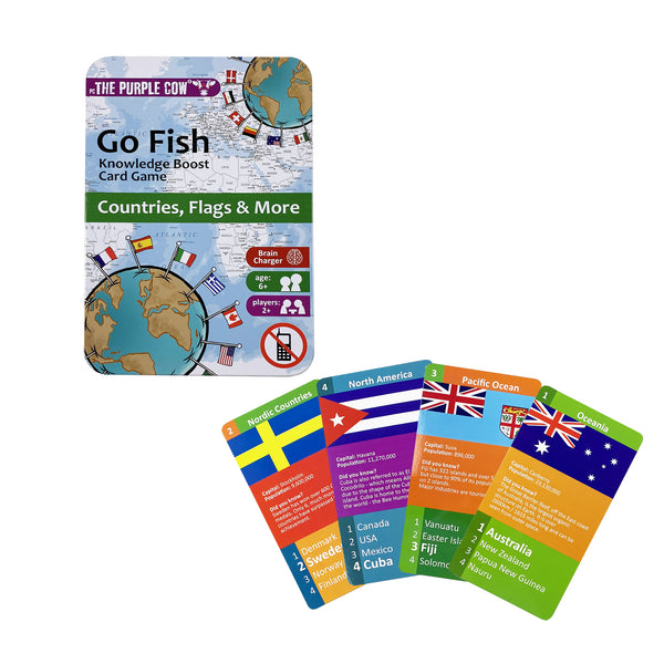 Go Fish - Countries, Flags & More